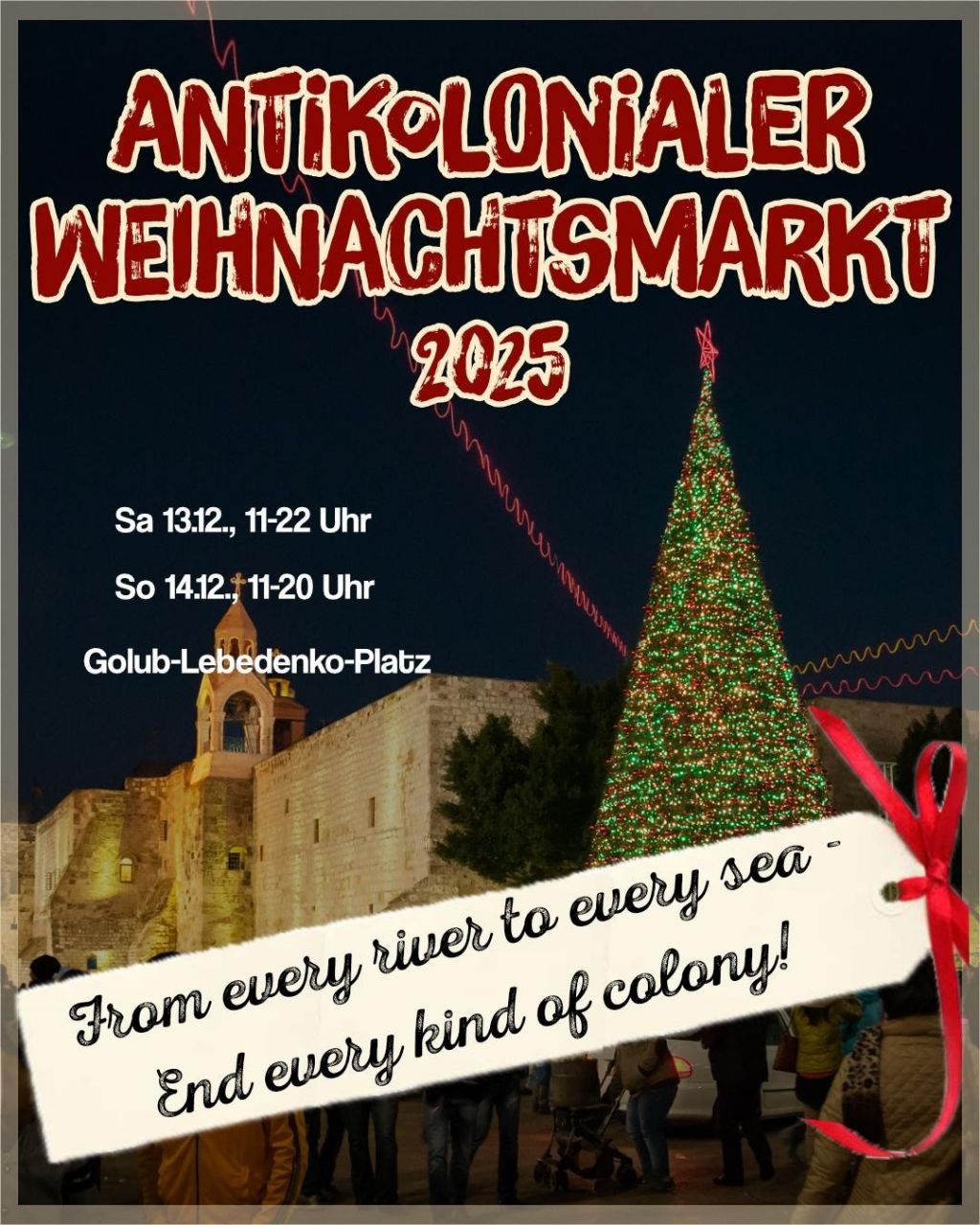 Antikolonialer Weihnachtsmarkt Frankfurt 2025